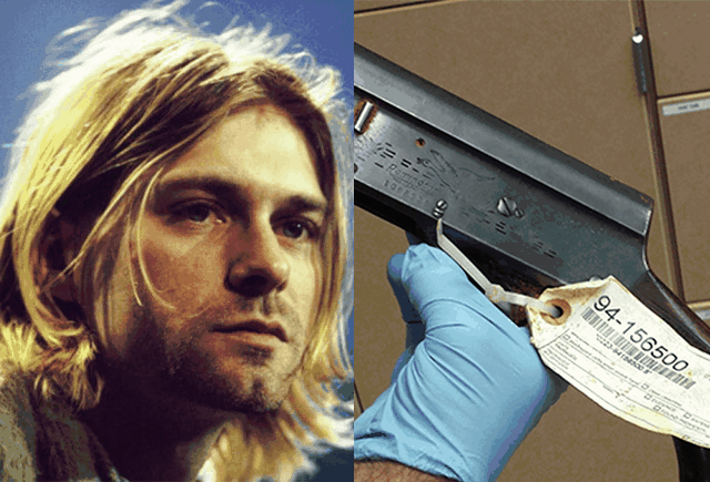 Beredar Foto-foto Senapan Bunuh Diri Kurt Cobain