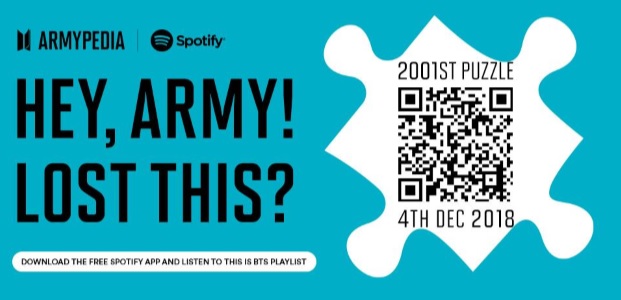 Spotify Ajak Fans Berburu Potongan Puzzle Edisi Spotify x BTS