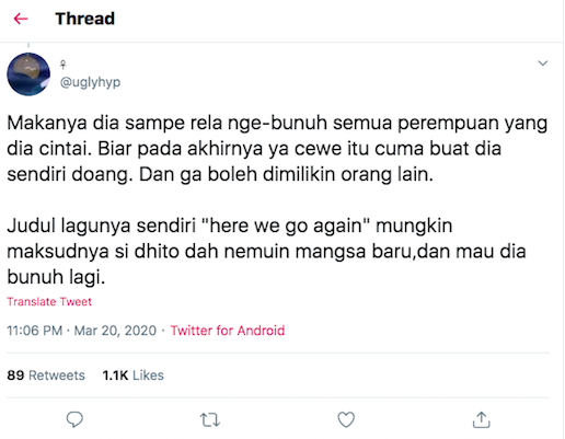 Ardhito Pramono Retweet Utas Netizen Mengenai Konsep Gelap Craziest Things Happened in My Backyard